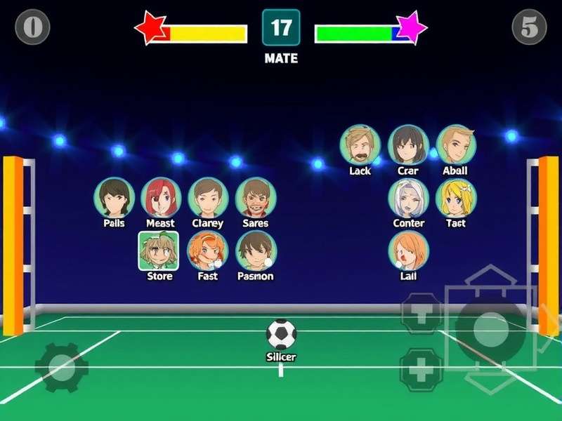 Ace Volley Stars Game Screenshot